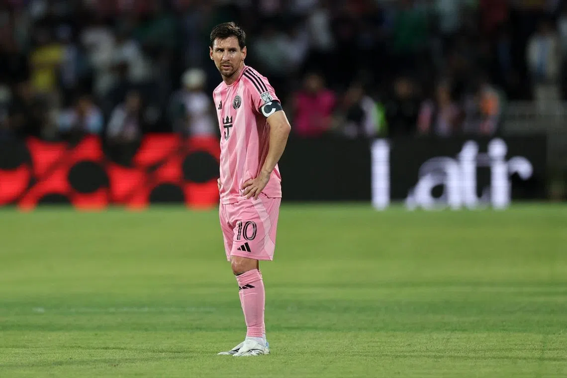 Soccer Football - Club Friendly - Atletico Nacional v Inter Miami - Estadio Atanasio Girardot, Medellin, Colombia - January 31, 2026 Inter Miami's Lionel Messi REUTERS/Luisa Gonzalez