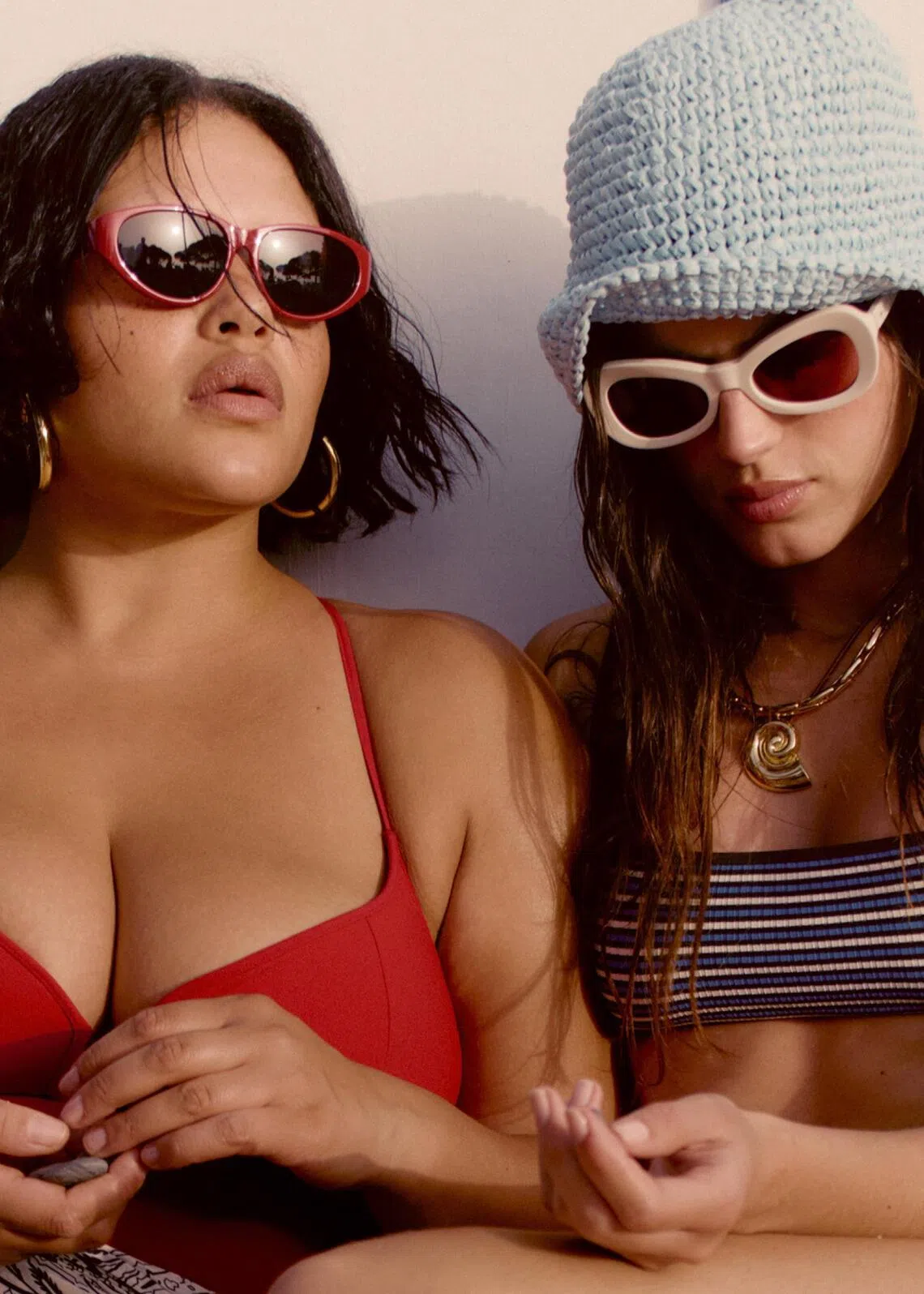 The oval cat-eye sunglasses are among the accessories featured in & Other Stories’ Summer 2026 collection.