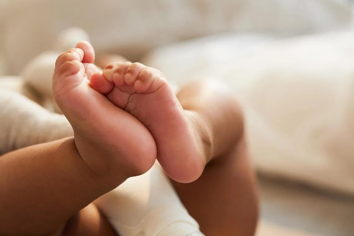 A two-day-old baby girl was found floating alive in a pond, after a cushion of water hyacinth saved her from drowning.