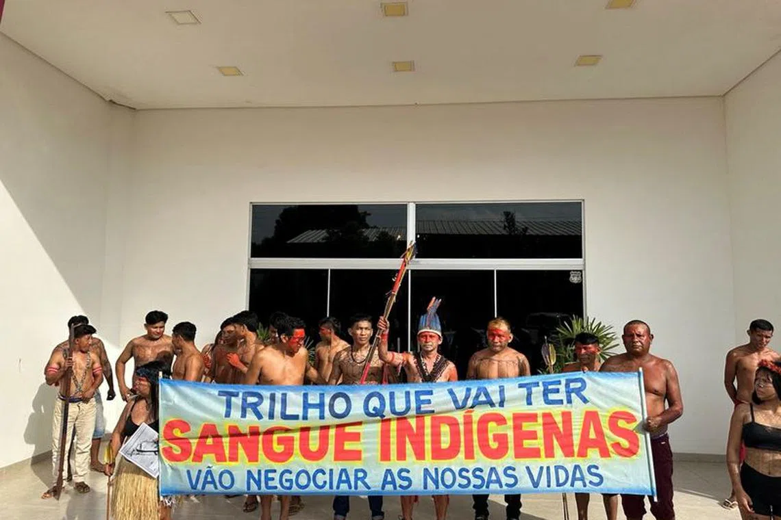 Indigenous protesters in Brazil interrupt hearing on Amazon grain ...