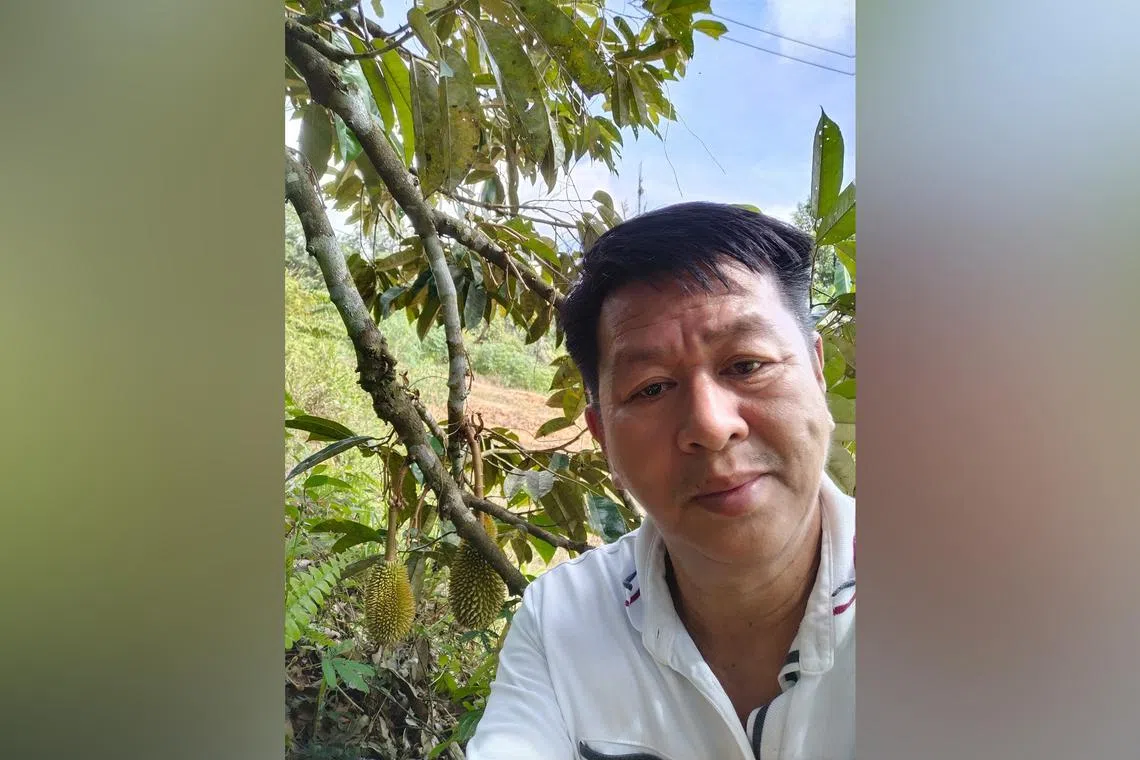 Mr George Odol has shared how a small storeroom is now his living quarters.