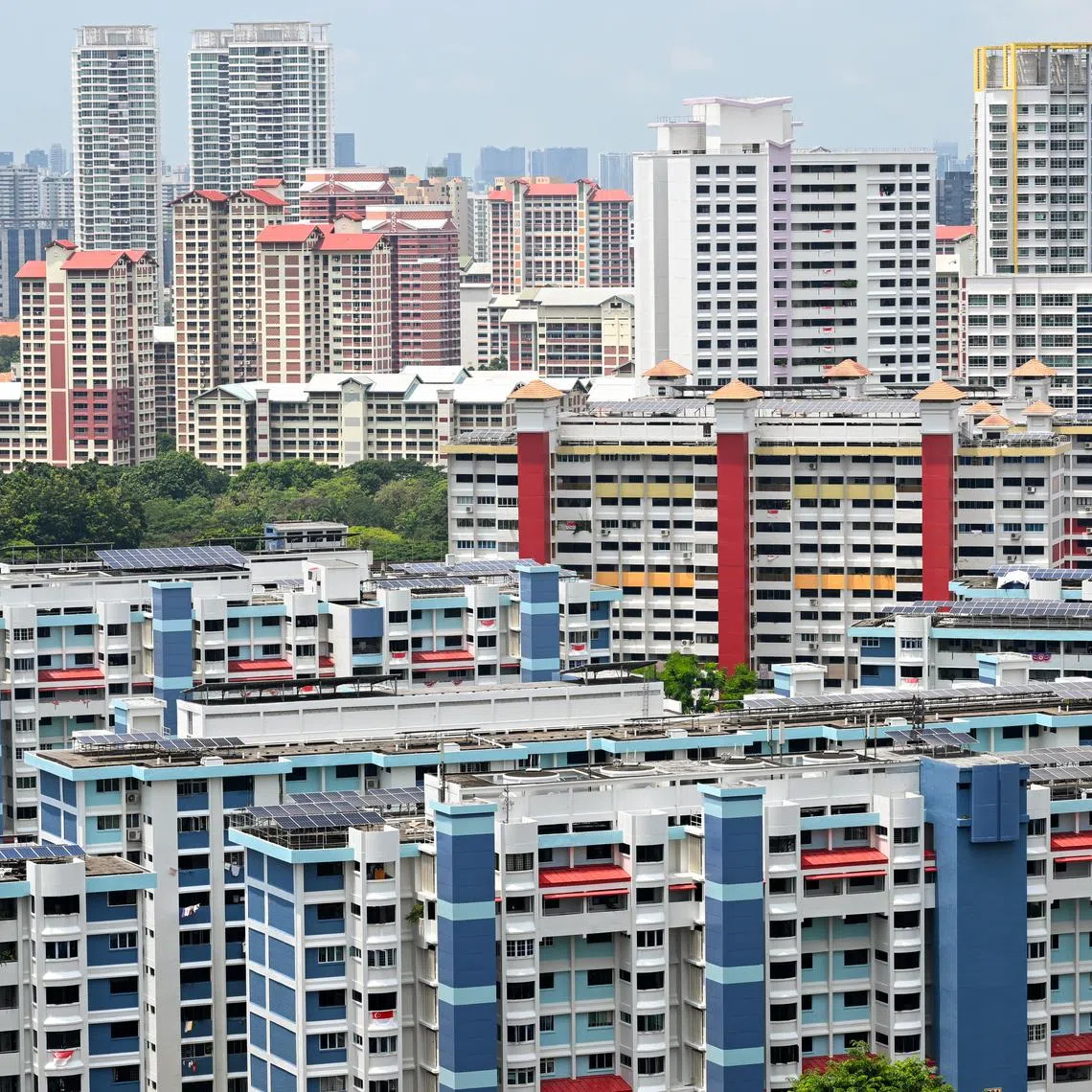 More than half of the resale flat transactions are from non-mature estates.