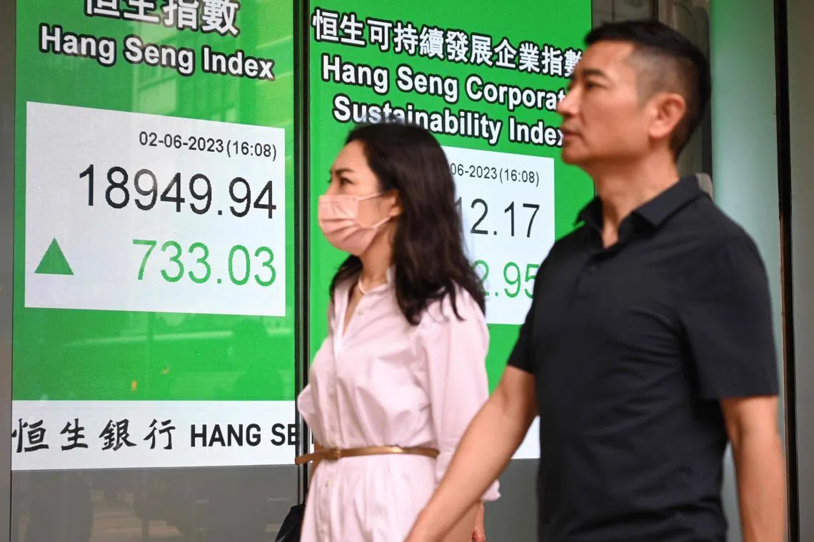 Hong Kong led a surge across most Asian markets on Tuesday after Chinese leaders pledged fresh measures to boost the nation’s stuttering economy.