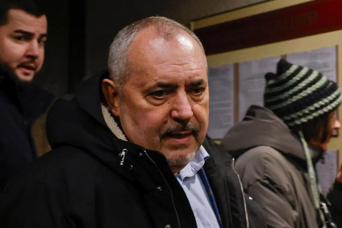 Russian politician Boris Nadezhdin arrives at the building of the Supreme Court that hears his appeal, after the Central Election Commission barred him from the upcoming March 2024 presidential election, in Moscow, Russia, February 15, 2024. REUTERS/Maxim Shemetov/File Photo