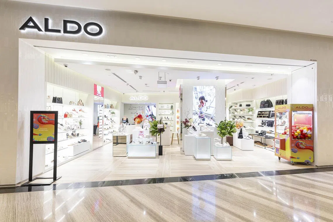The new Aldo boutique has plenty of festive offerings for shoppers.