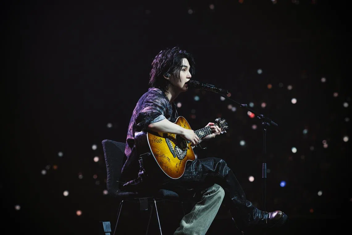 Concert review: BTS' Suga is a superstar at his peak in sold-out
