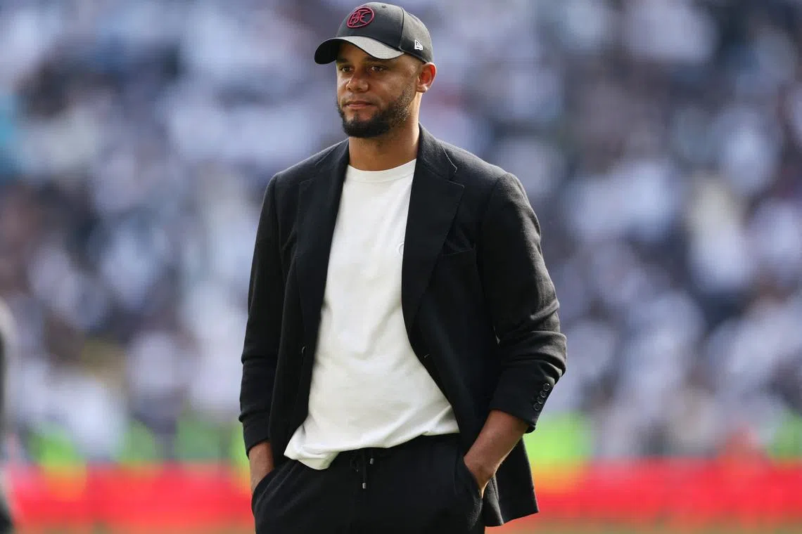 Soccer Football - Premier League - Tottenham Hotspur v Burnley - Tottenham Hotspur Stadium, London, Britain - May 11, 2024 Burnley manager Vincent Kompany looks dejected after the match as Burnley are relegated from the Premier League REUTERS/Ian Walton/ File Photo