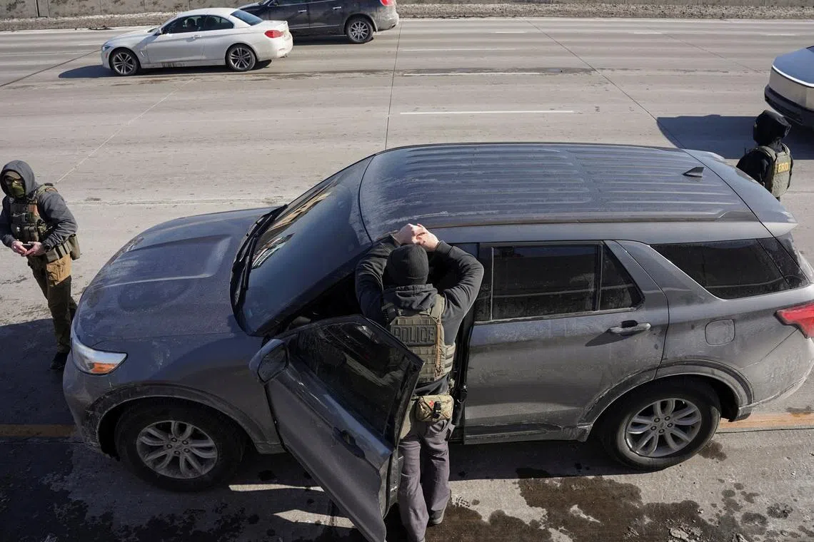 Trump administration officials have said the deployment of armed agents to deport migrants would continue if they do not get more cooperation.