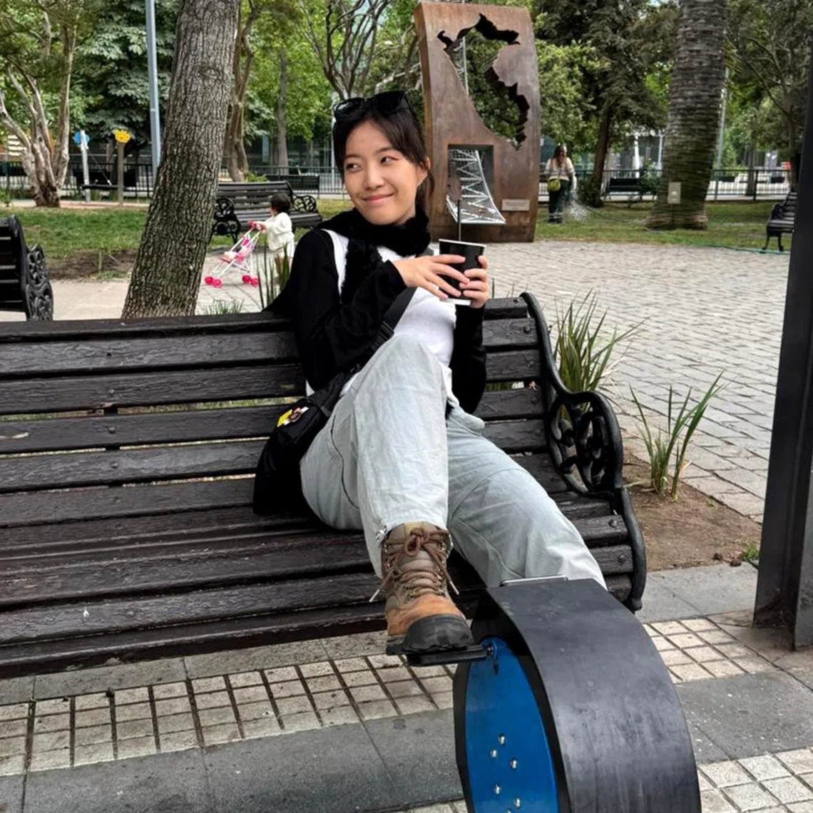 Singaporean film-maker Annette Lee likes going for walks during her days off. 
