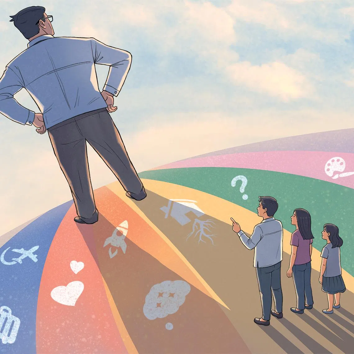 As the writer journeys with his children, he strives to be their broker of dreams, believing in their ability to succeed.