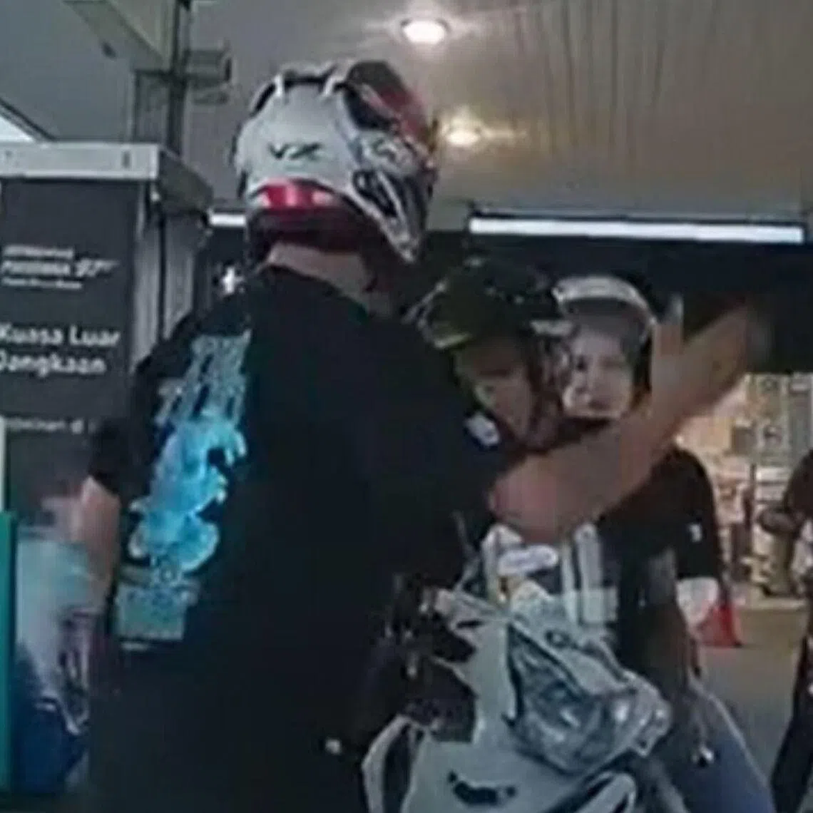 Investigations found that the motorcyclist, 21, was believed to have tried to flee during an inspection, said Johor's police chief.