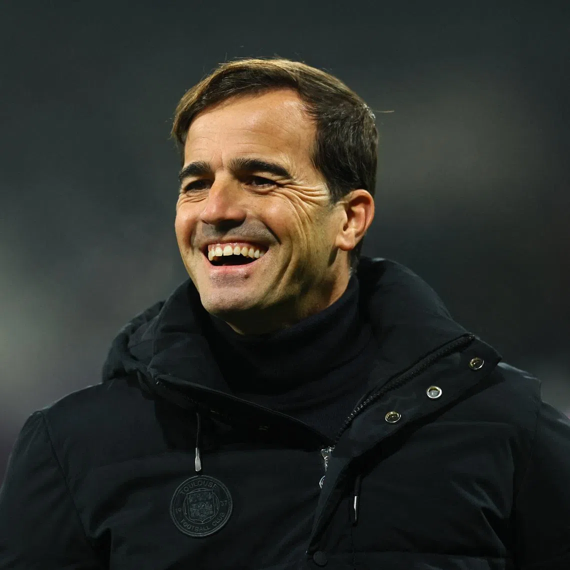 FILE PHOTO: Soccer Football - Ligue 1 - Toulouse v RC Lens - Stade de Toulouse, Toulouse, France - January 2, 2026 Toulouse coach Carles Martinez Novell before the match REUTERS/Manon Cruz/File Photo