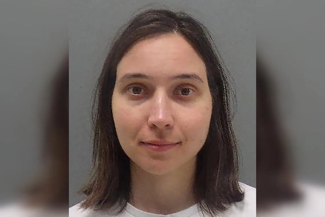 FILE PHOTO: Kseniia Petrova, 31, a Russian-born scientist and research associate at Harvard University, poses for a jail booking photograph at the Ouachita Correctional Center in Richwood, Louisiana, U.S. May 14, 2025.  Ouachita Parish Sheriff's Office/Handout via REUTERS/File Photo