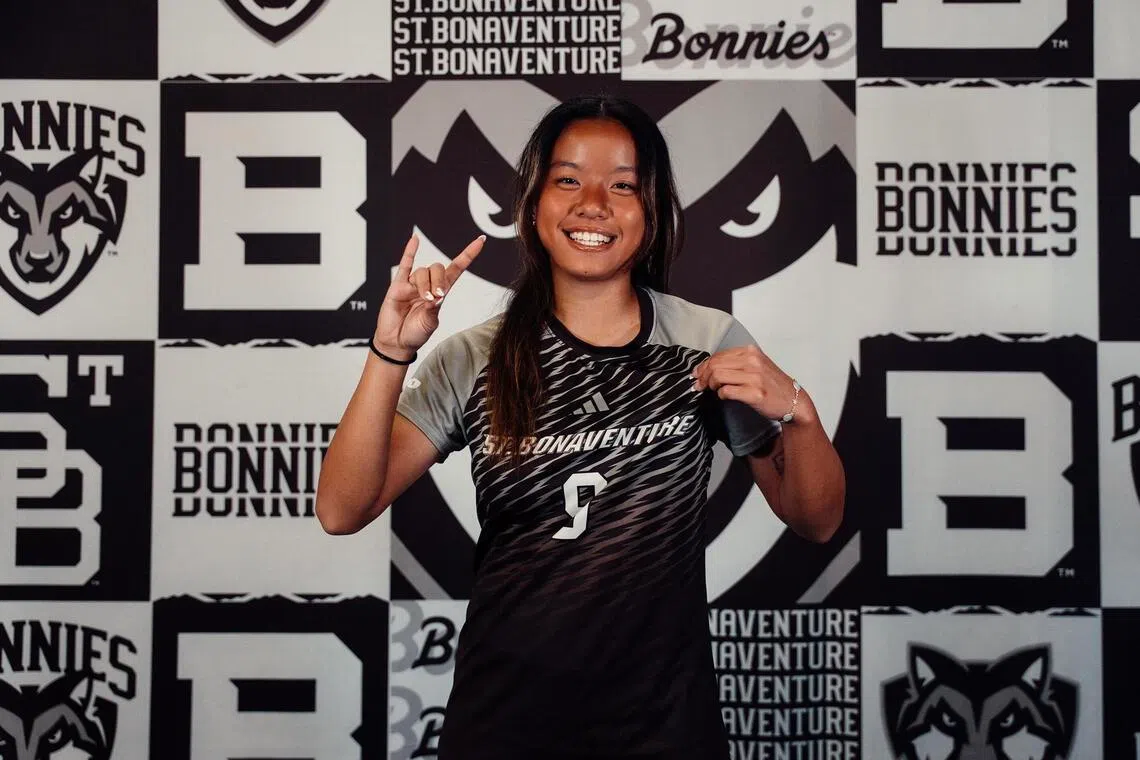 Singaporean footballer Chloe Koh has secured an athletic and academic scholarship to attend St Bonaventure University in New York, the United States.