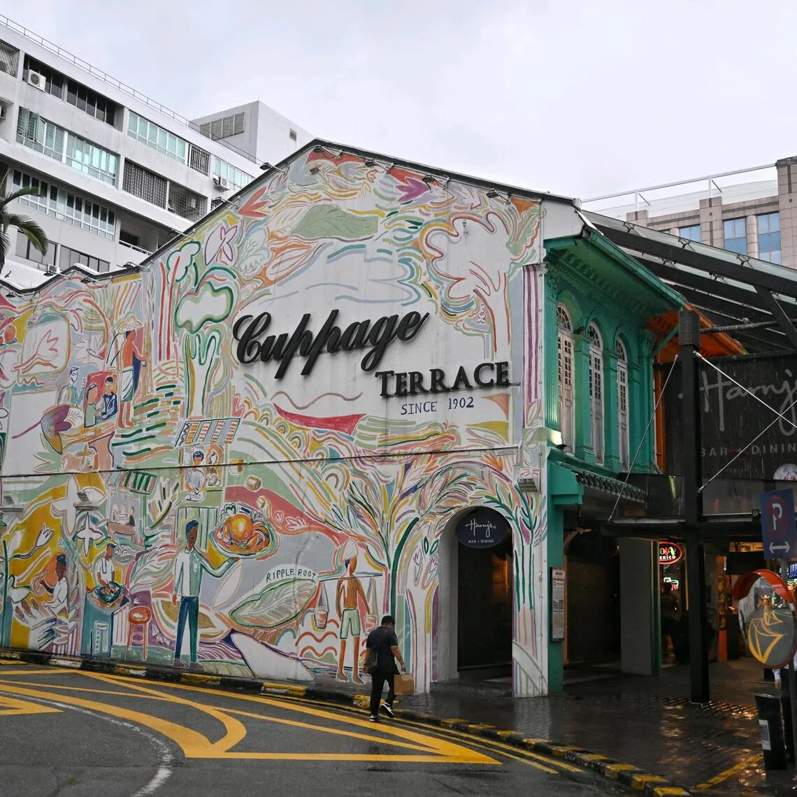 Cuppage Terrace has a total gross floor area of 34,678 sq ft, excluding the outdoor refreshment area, and 62 years left on its 99-year lease.