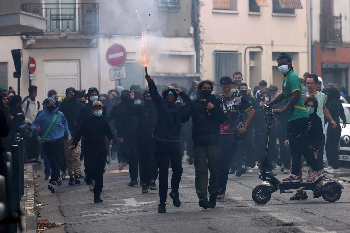What is fuelling French school protests?