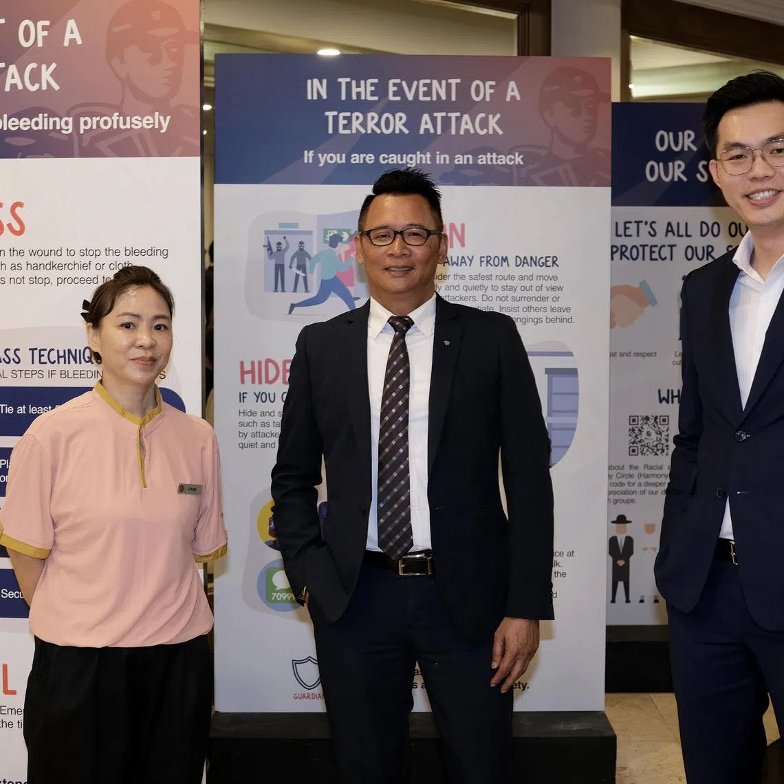 CMG20241023-ChungKS01/The Singapore Hotel Association (SHA), Singapore Police Force (SPF) and National Crime Prevention Council (NCPC) will be jointly presenting the Annual Hotel Security Awards on 23 October 2024  [Venus Ballroom, Level 3 of Furama RiverFront Singapore]

Ms Jiang Liyan, Housekeeping Room Attendant
Hotel Grand Pacific
While cleaning a check-out room, Liyan found an envelope containing a large sum of money on
the floor under the sofa chair. Liyan immediately reported her find to her Housekeeping Manager.
The cash amounting to $10,023.70 was eventually returned to the grateful guest upon her return
to the hotel to collect their deposited luggage from the front desk the same afternoon.
The envelope contained cash comprising 94 pieces of $100, 12 pieces of $50, 2 pieces of $10, 1
piece of $2, 1 piece of $1, 1 piece of $0.50, and $0.20 x 1 piece.

Mr Azhar Hamid, Safety & Security Manager
ONE°15 Marina Sentosa Cove, Singapore
Azhar was conducting CCTV surveillance when he spotted a male subject acting suspiciously in
front of one of the gates of the hotel’s premises. While monitoring the subject, Azhar discovered
that the subject had tailgated one of the hotel crew when entering the hotel. Azhar immediately
alerted an Auxiliary Police officer and a security officer to the location while he continued to
monitor the male subject’s movements via CCTV. The officers managed to detain the subject and
brought him for questioning.
However, the subject turned aggressive, and Azhar immediately called the Police for assistance.
Investigations revealed that the subject had encroached into one of the nearby boats and meddled
with some cans containing flammable liquid. The Police subsequently took over the situation.
Azhar’s vigilance and quick actions are to be lauded.

Mr Kenneth Luah Jin Kai, Assistant Manager, Front Office
Village Hotel Sentosa by Far East Hospitality
Hotel restaurant staff called the reception to request assistance for a choking guest. Kenneth and
his colleague quickly rushed to the scene.

3
The father of the subject informed Kenneth that his daughter, who was choking, was not breathing.
Kenneth noted that her lips had also turned purple. Kenneth calmly attempted to clear the airway
of the guest while asking his colleague to call 995.
The operator instructed Kenneth to perform cardiopulmonary resuscitation until paramedics
arrived. They took over the situation and thankfully, the subject’s life was saved..