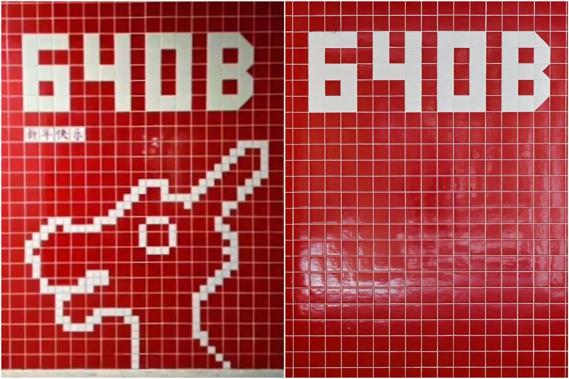 The mural was put up by a couple who just had moved there in December 2023.