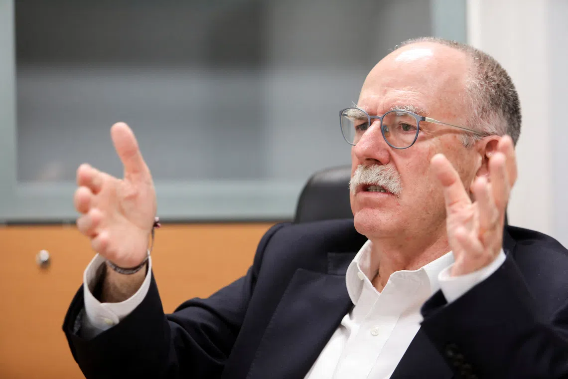 FILE PHOTO: Former regional head of the United Nations' Food and Agriculture Organization, Julio Berdegue, who will head the Mexico’s agriculture ministry in the incoming government , poses for a photo during an interview with Reuters, in Mexico City, Mexico June 28, 2024. REUTERS/Paola Garcia/File Photo