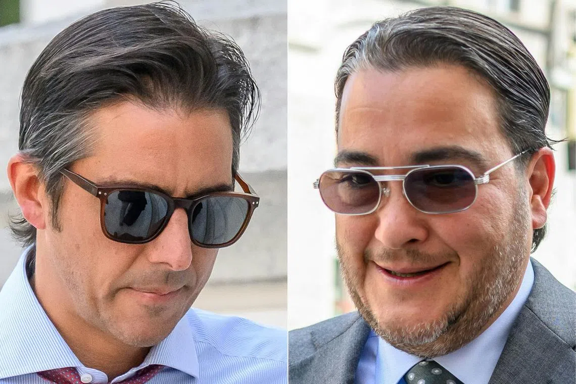 PetroSaudi executives Patrick Mahony (left) and Tarek Obaid were convicted of criminal mismanagement and money laundering.