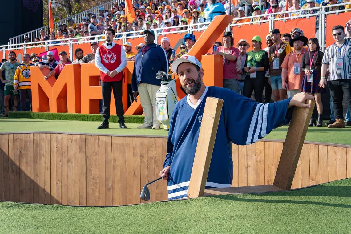 Adam Sandler stars in golf comedy Happy Gilmore 2.