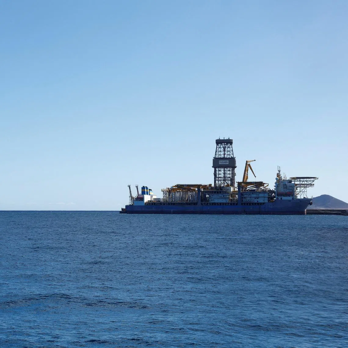The port of Granadilla de Abona, Tenerife, Canary Islands, Spain, where the cruise ship MV Hondius affected by a deadly hantavirus outbreak is expected to arrive, May 8, 2026. REUTERS/Borja Suarez