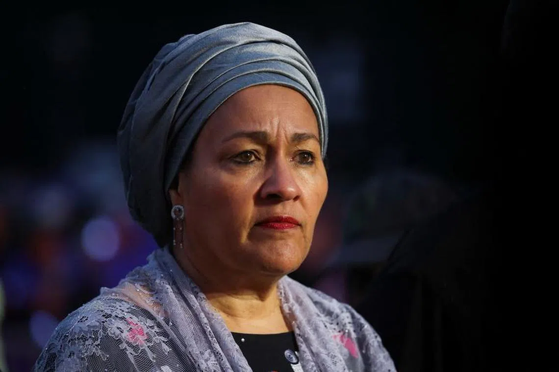 Amina J. Mohammed, UN Assistant Secretary-General attends the Global Citizen Concert in New York, U.S., September 23, 2023. REUTERS/Caitlin Ochs/File Photo