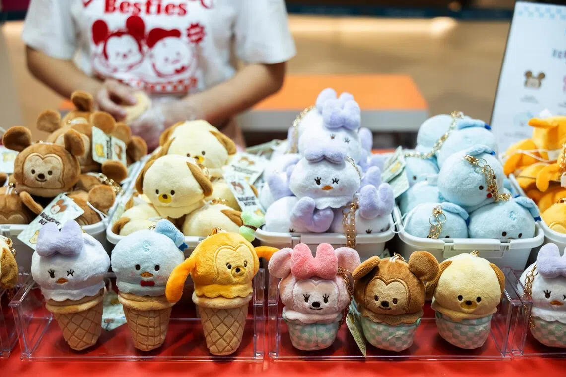 Shop the Disney Dessert Besties plushies at the pop-up event at Pasir Ris Mall.
