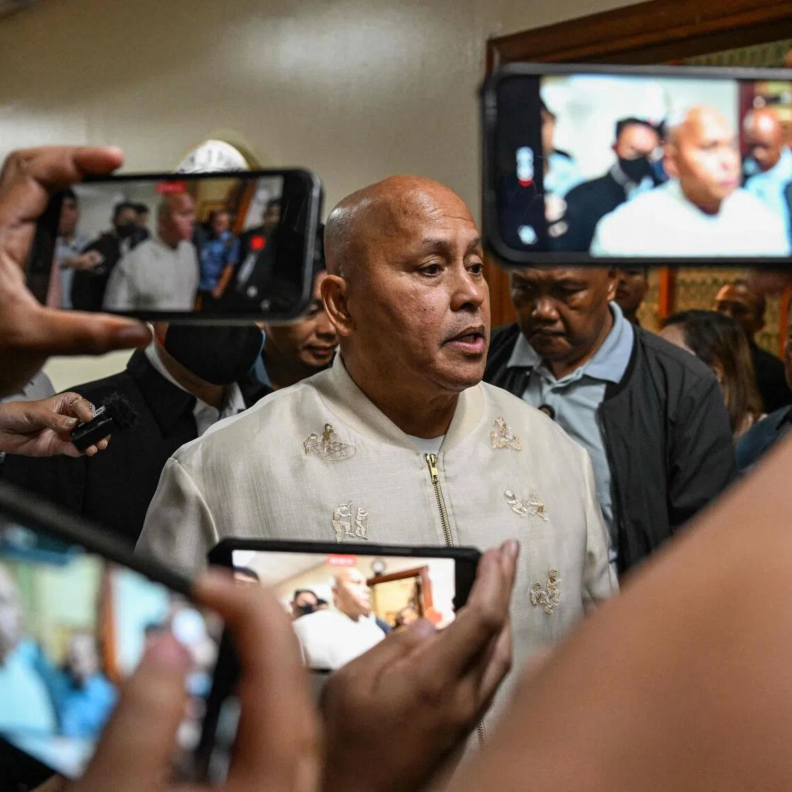 Senator Ronald “Bato” Dela Rosa, who is wanted for alleged crimes against humanity, was last seen in May.