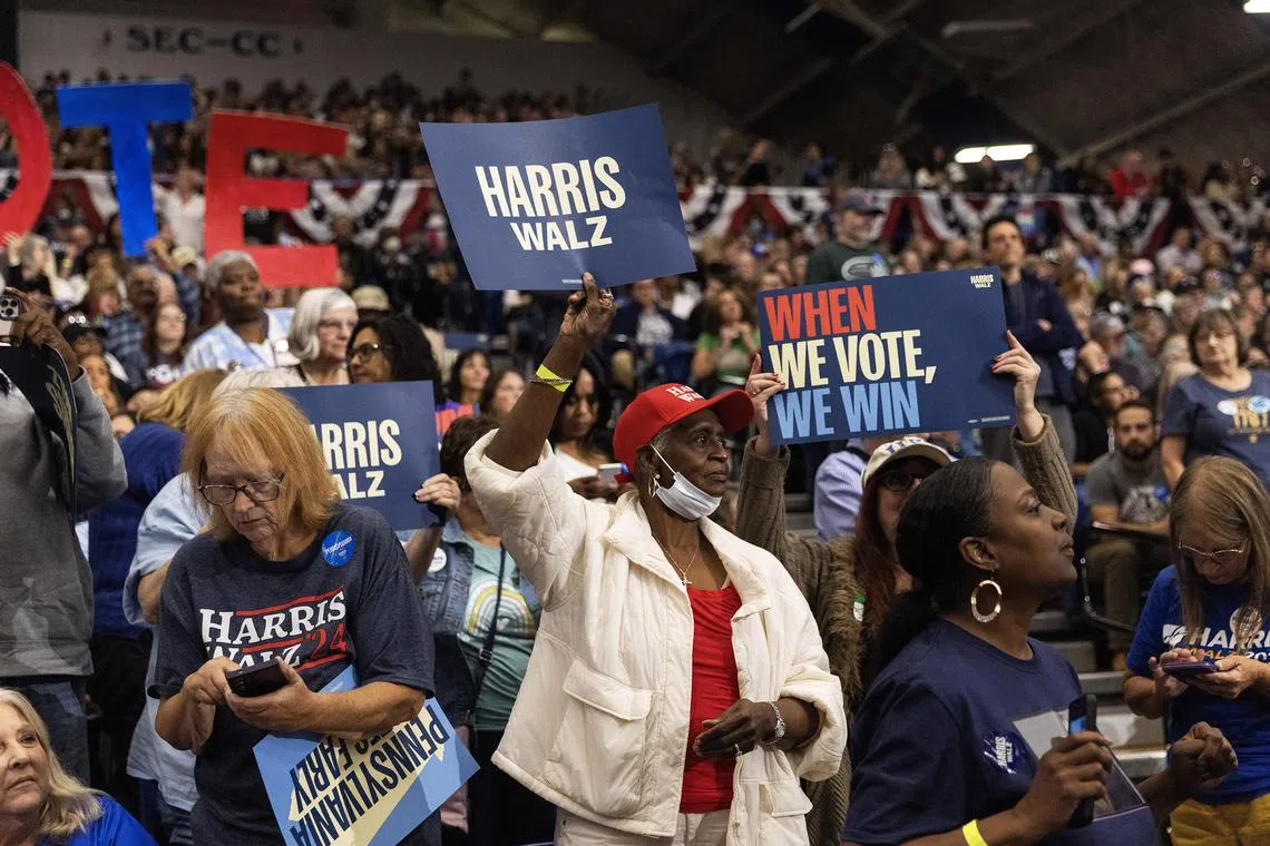 Democrats have been banking on a tidal wave of support from Black voters, drawn by the chance to elect the first Black female president and by revulsion towards Trump.