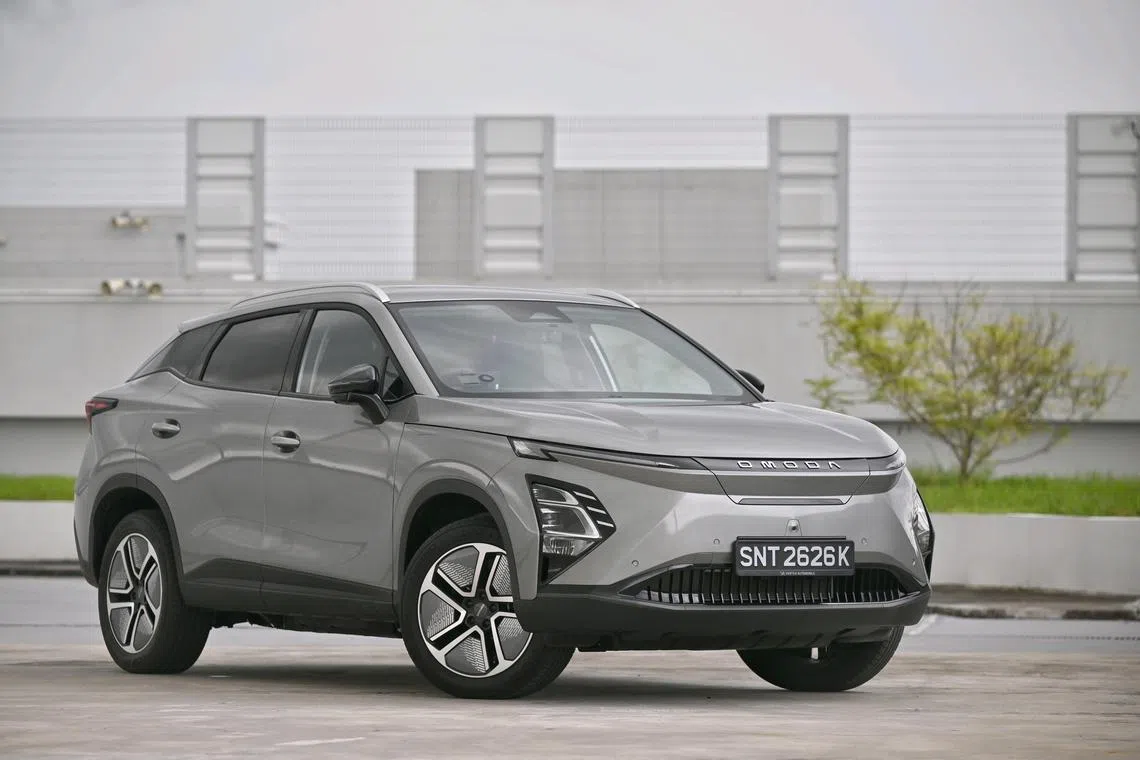 Interior and exterior of the Omoda E5 (Cat A version) on Nov 28, 2024.