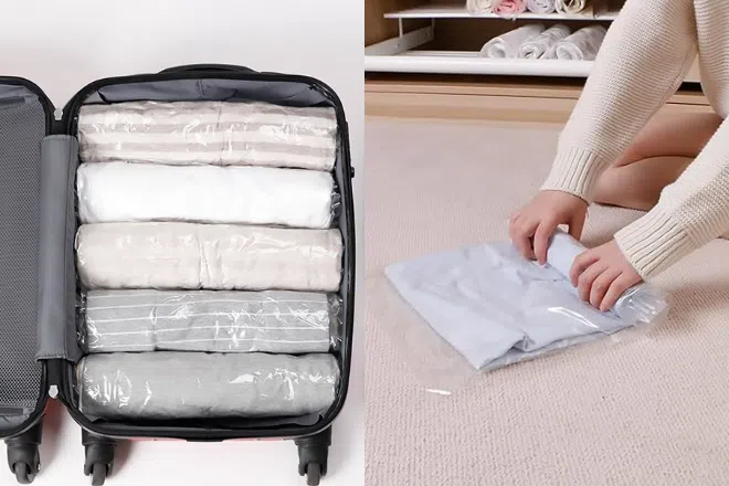 5-pack Hand Roll Compression Bags