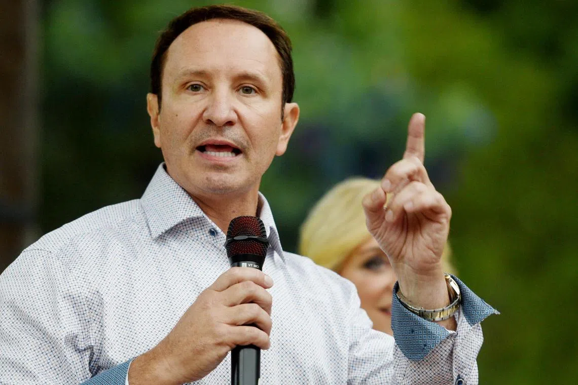 The Bill - overwhelmingly passed by Louisiana's  state legislature - will now go before Republican Governor Jeff Landry (above).