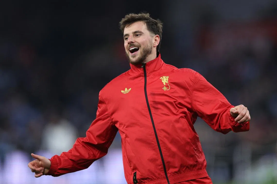 Manchester United midfielder Mason Mount has played sparingly due to injury, and was on the pitch for just a minute of the 2-2 draw with Bournemouth on March 20.