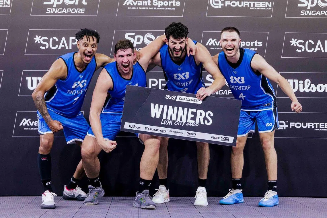 straitstimes.com - David Lee - Antwerp win inaugural Lion City Challenger, which will return in 2027 with other 3x3 basketball events