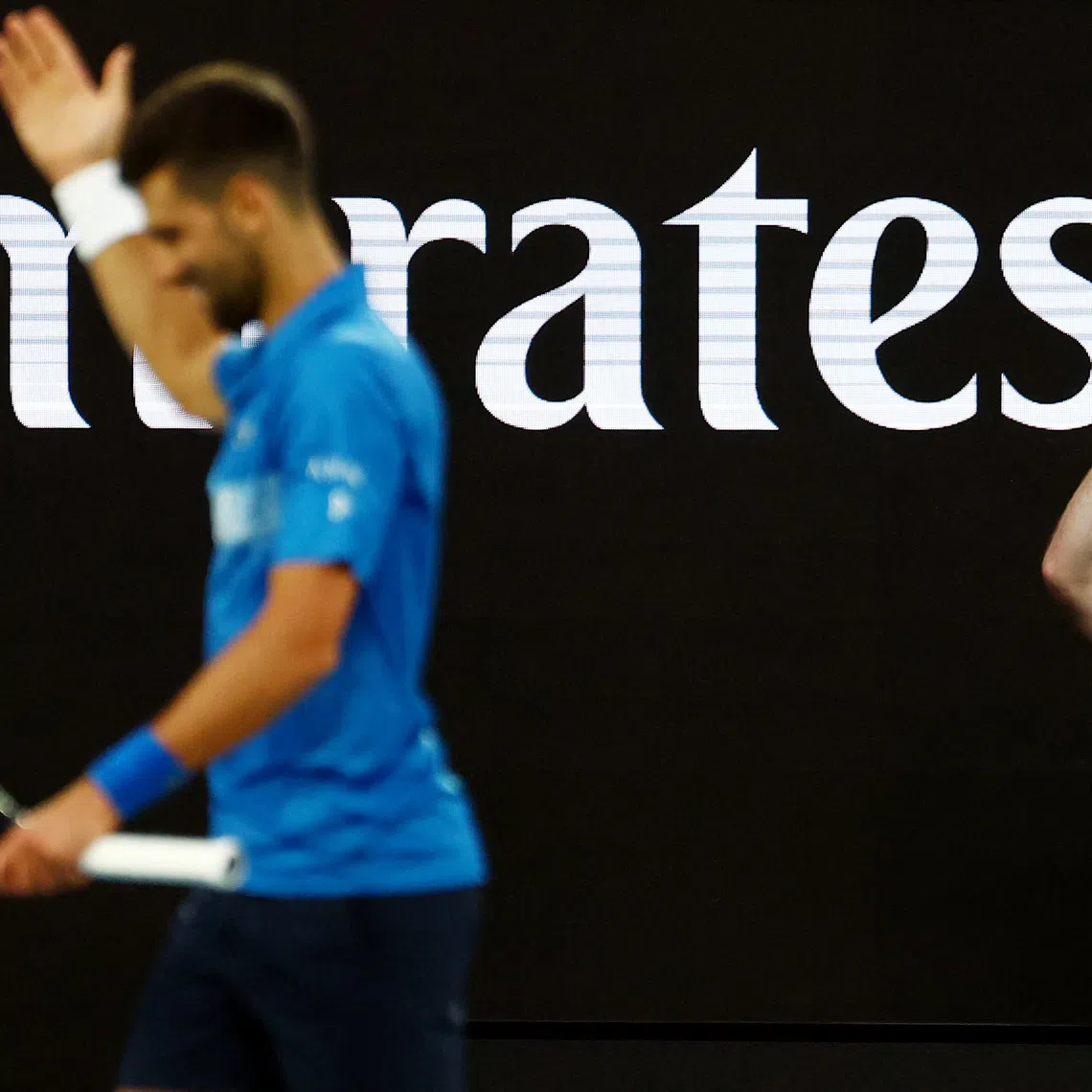 Tennis - Australian Open - Melbourne Park, Melbourne, Australia - January 19, 2025 Serbia's Novak Djokovic's coach Andy Murray is seen during his fourth round match against Czech Republic's Jiri Lehecka REUTERS/Edgar Su
