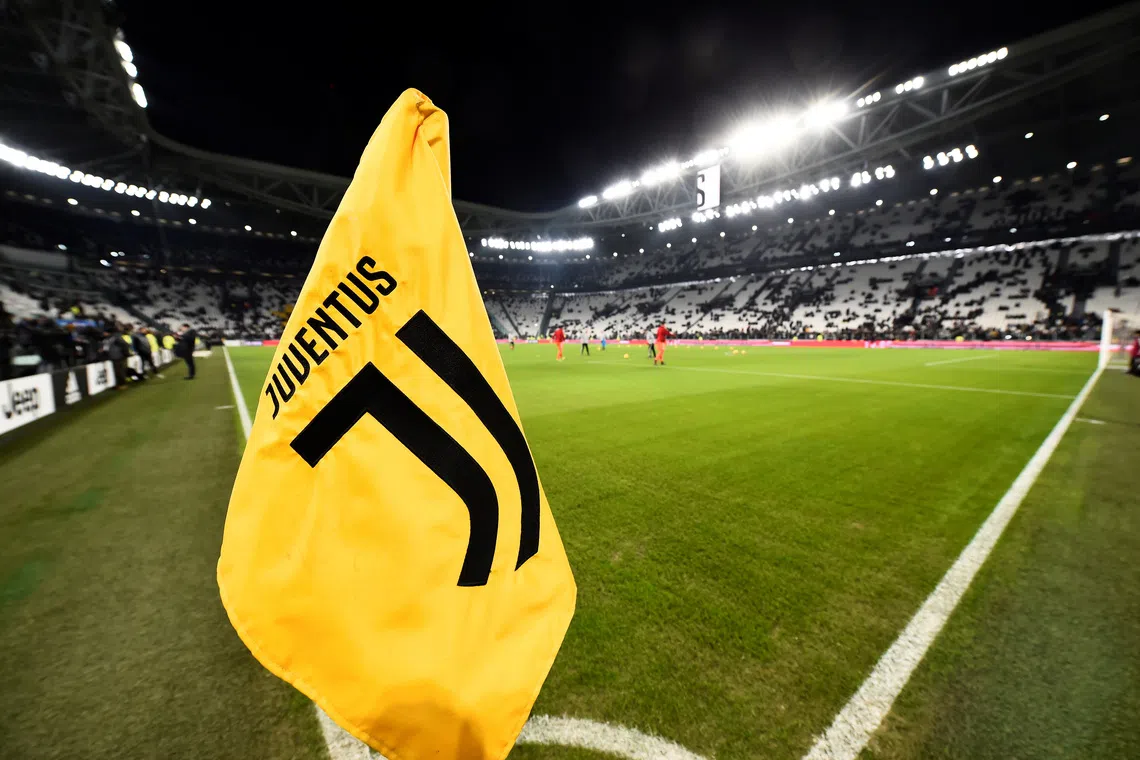 General view of the corner flag inside the stadium before a match. Allianz Stadium, Turin, Italy - January 19, 2020. REUTERS/Massimo Pinca