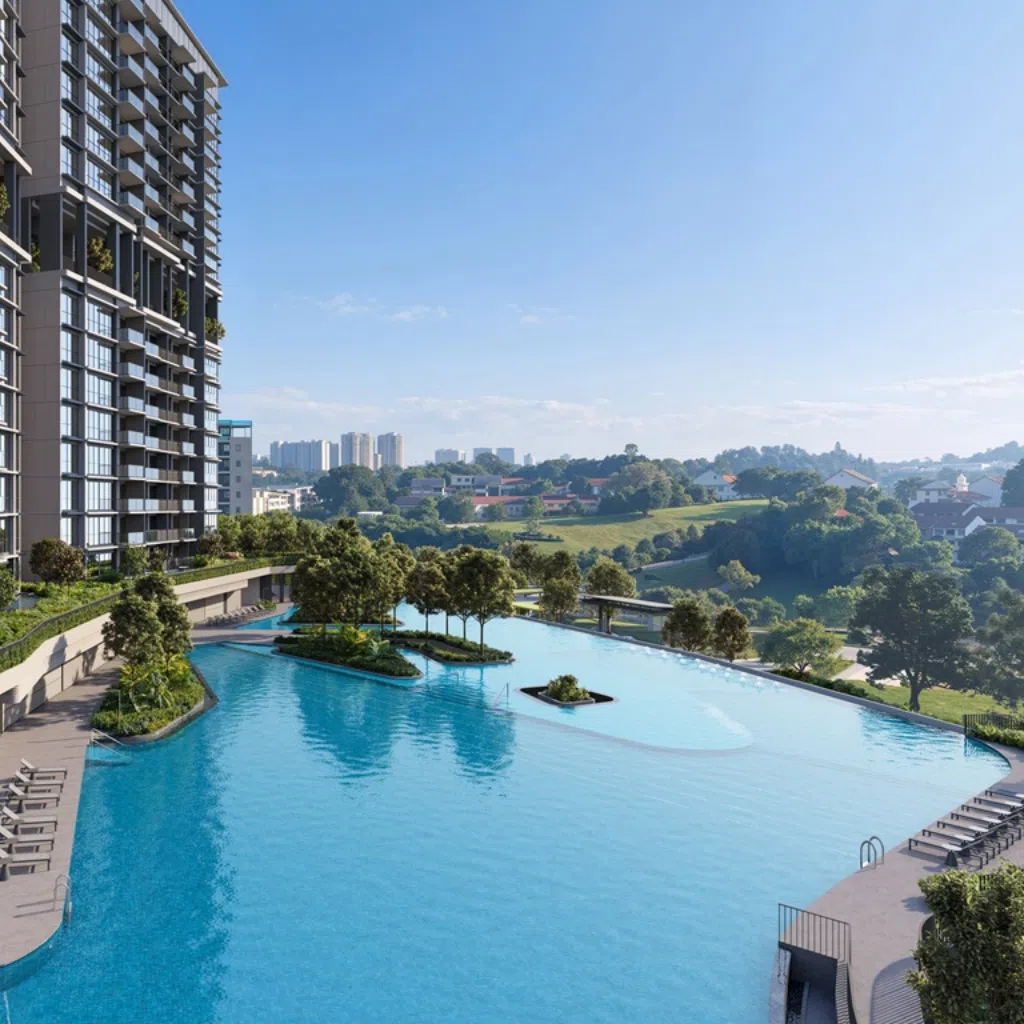 Backed by Lentor Hillock Park and overlooking the landed estates of Teacher’s Estate, Lentor Gardens Residences offers a rare combination of greenery, space and city connectivity.