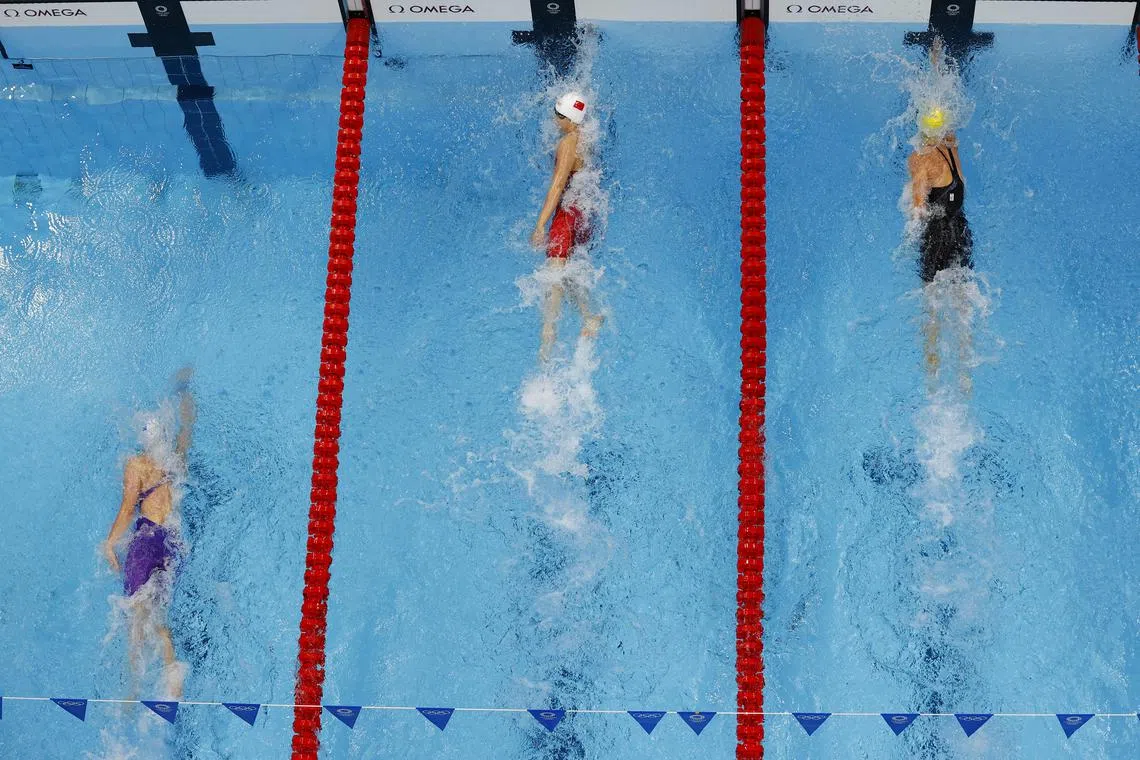 FILE PHOTO: Tokyo 2020 Olympics - Swimming - Mixed 4 x 100m Medley Relay - Heats. REUTERS/Antonio Bronic