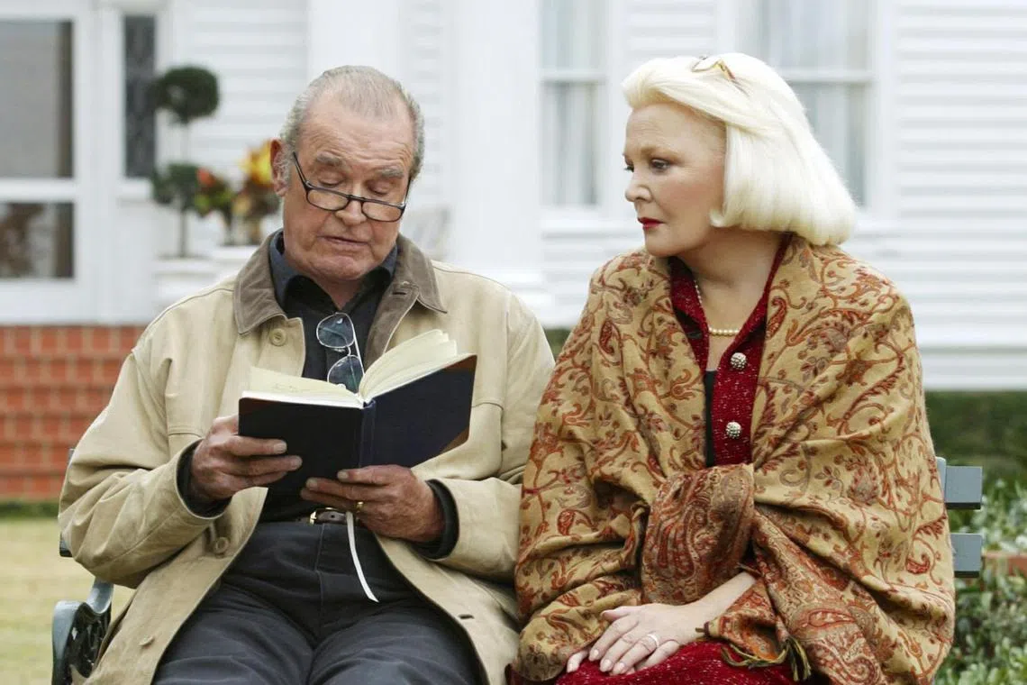 In the 2004 film, Rowlands played a woman with dementia and the 94-year-old actress is now suffering the same disease.