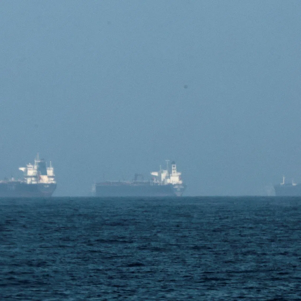 FILE PHOTO: Tankers are seen off the coast of the Fujairah, as Iran vows to close the Strait of Hormuz, amid the U.S.-Israel conflict with Iran, in Fujairah, United Arab Emirates, March 3, 2026. REUTERS/Amr Alfiky/File Photo