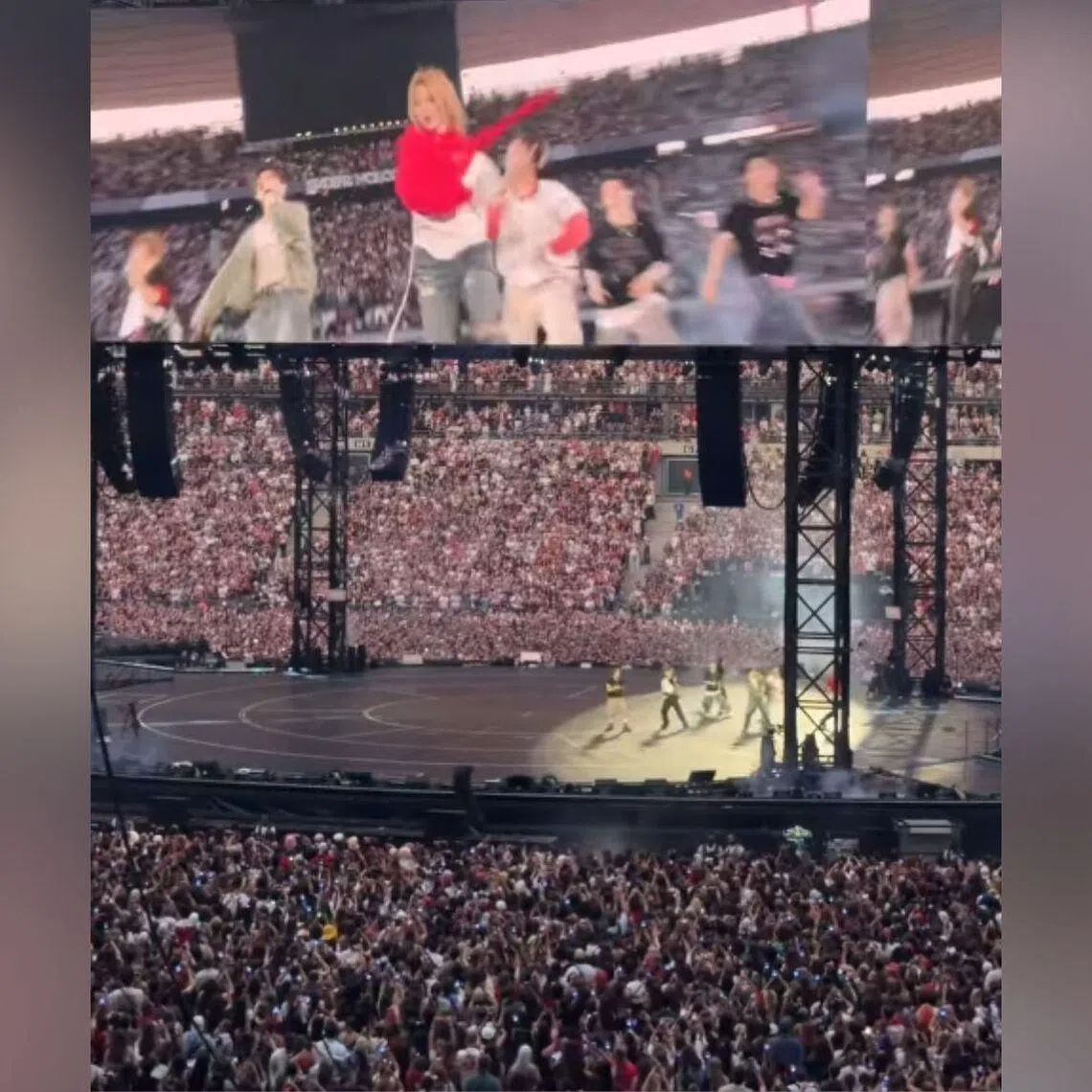 French President Emmanuel Macron posted a clip of BTS performing its record-smashing hit Dynamite on Instagram.
