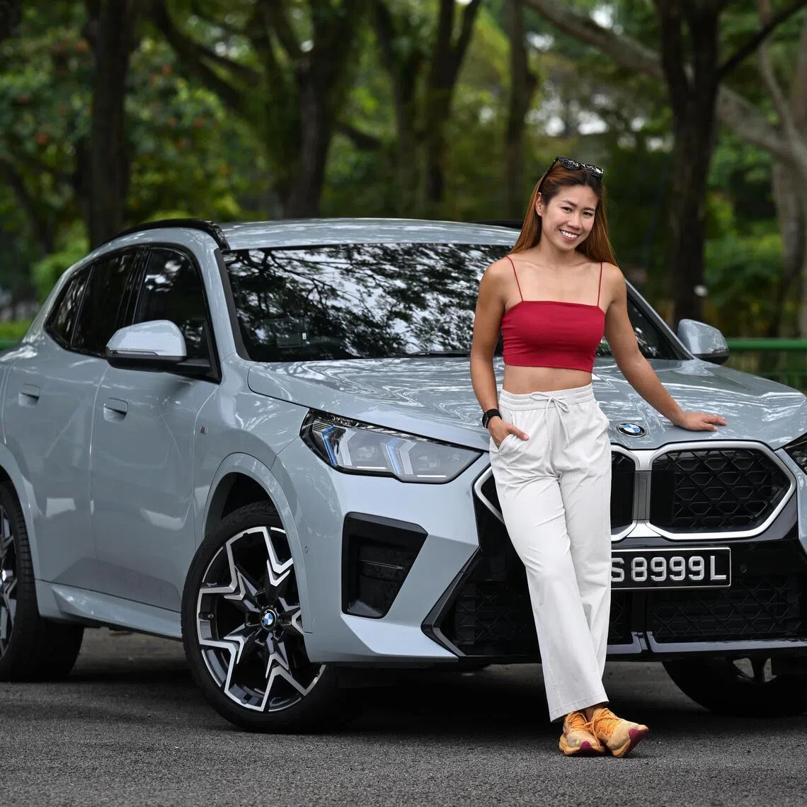 National hurdler Kerstin Ong and her BMW X2 for Me and My Car series, photographed on Jan 27, 2026.