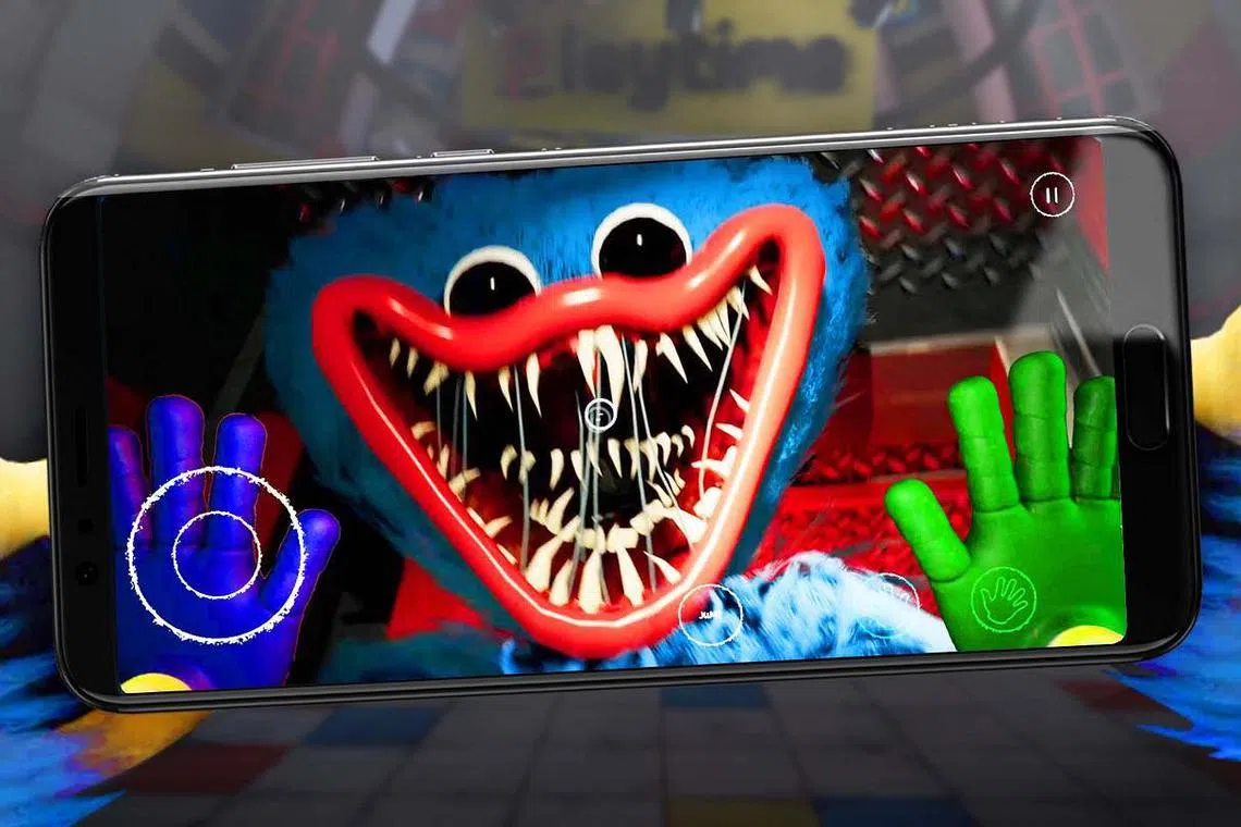 Huggy Wuggy has become a hit among young children through YouTube.