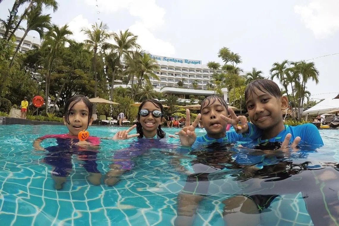 jeremy ratnam children family staycation sentosa