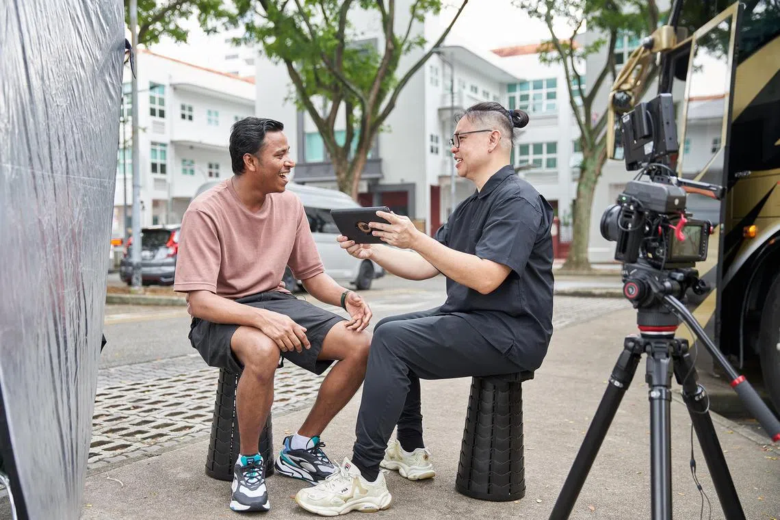Jalan Besar has always been a space for people in transit. Currently this area is a gathering space for South Asian migrant workers such as AK Zilani from Bangladesh. Mr Zilani is not just a transient worker. He is learning the finer points of writing and acting in plays as part of Birds Migrant Theatre. He is being mentored by Mr Haresh Sharma from The Necessary Stage.

Copyright: RANDY ANG