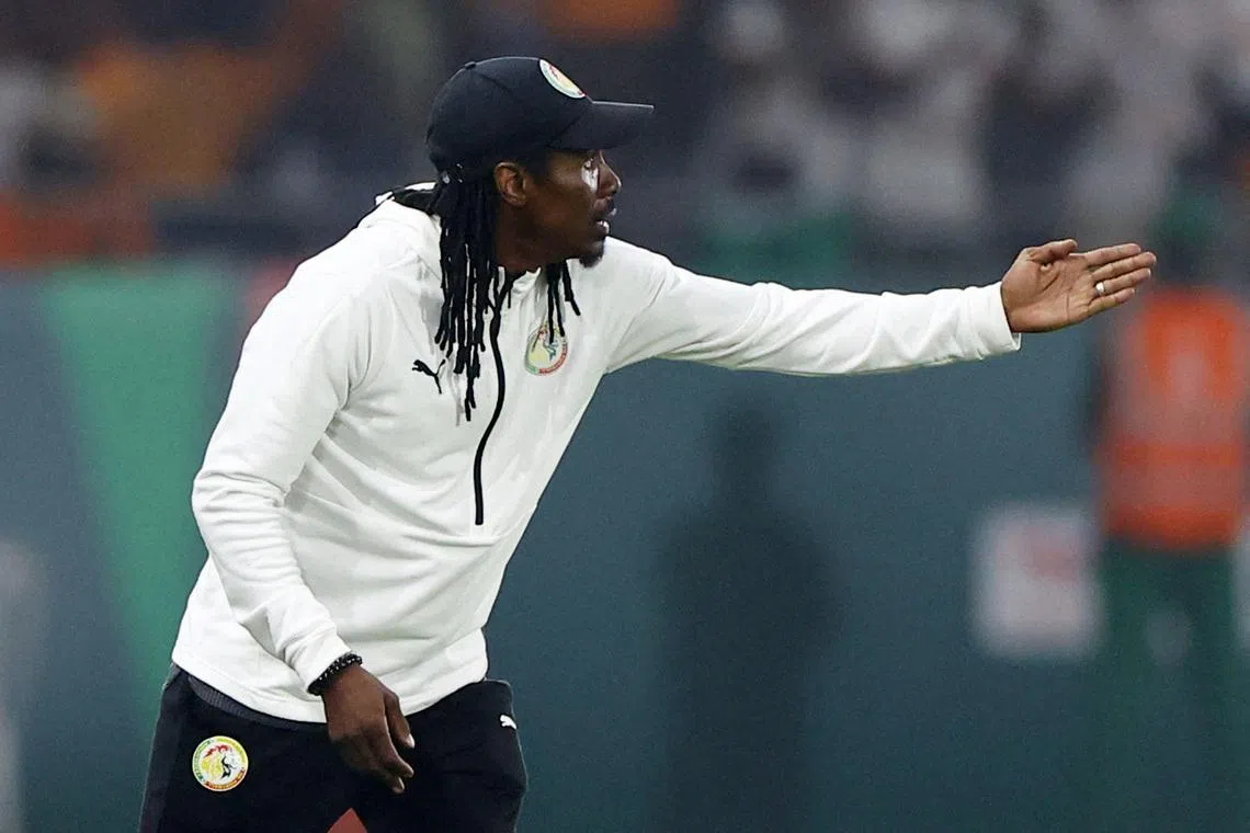 Soccer Football - Africa Cup of Nations - Round of 16 - Senegal v Ivory Coast - Charles Konan Banny Stadium, Yamoussoukro, Ivory Coast - January 29, 2024  Senegal coach Aliou Cisse REUTERS/Siphiwe Sibeko
