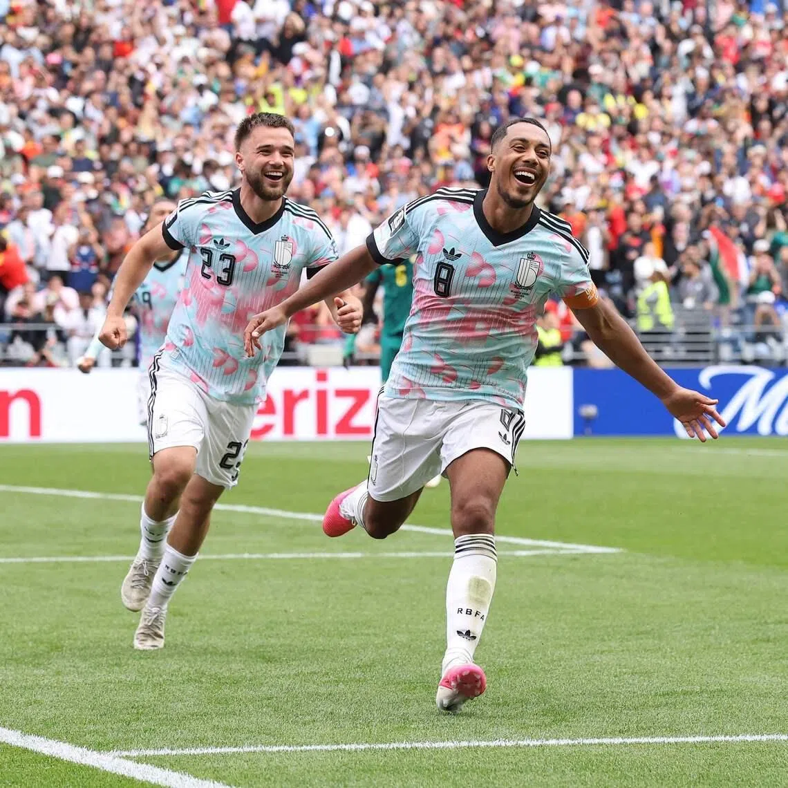 Belgium captain Youri Tielemans forced extra time with his equaliser, and later scored the winner.