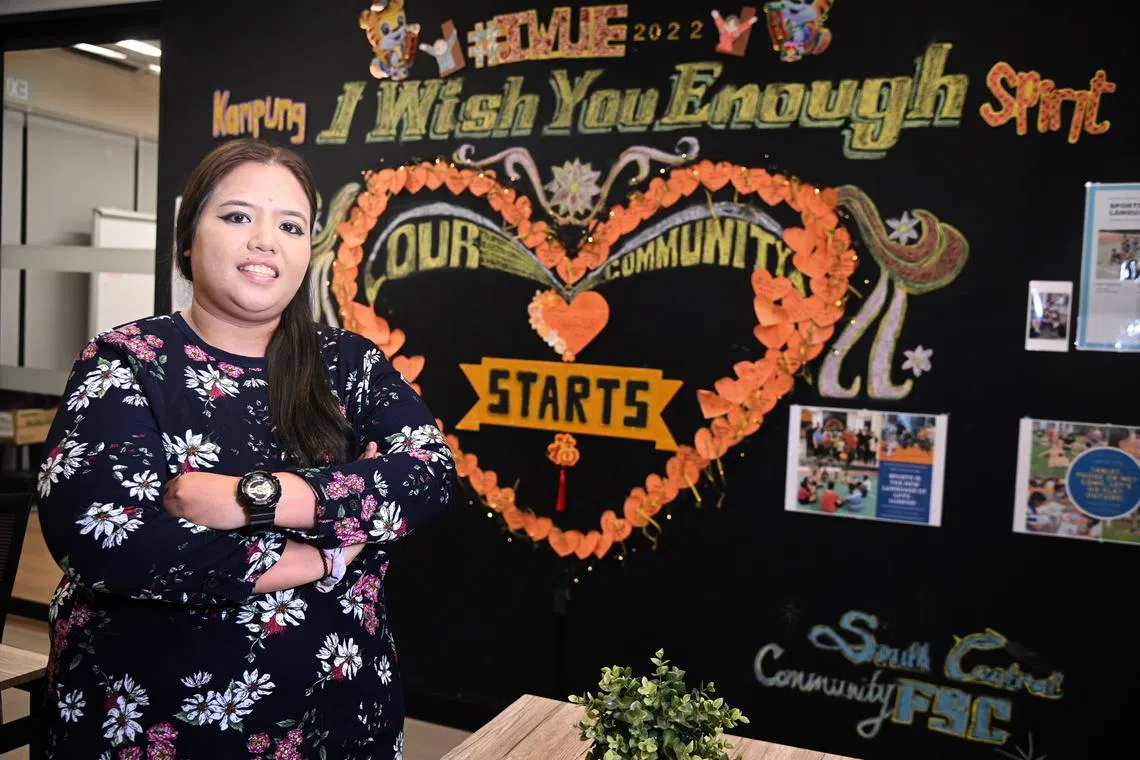 Ms Nurhidayah Sazali, 32, a mother of two. The former cleaner and O level holder is the first non-professional to be awarded a fellowship by the Institute of Policy Studies to run projects to improve the community. 