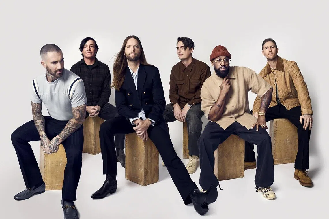 Maroon 5’s upcoming National Stadium show will be their seventh concert in Singapore.